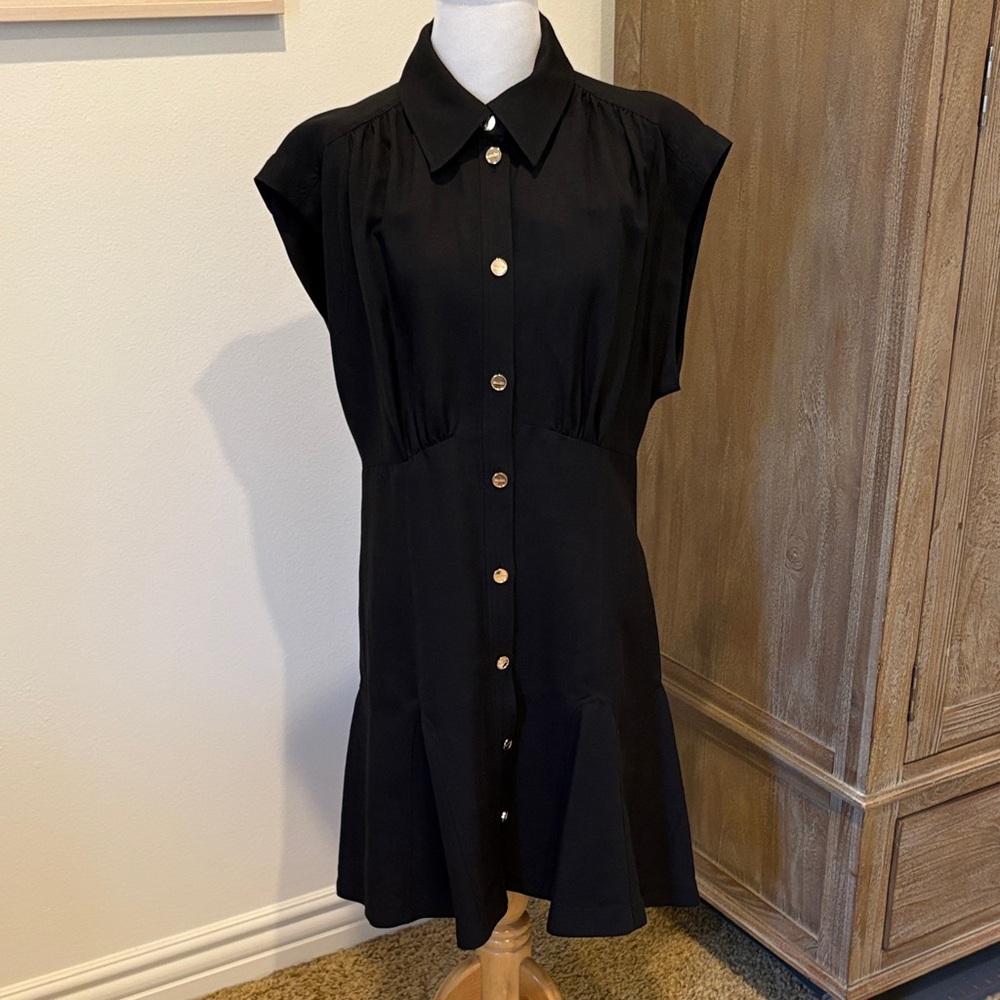 Sandro Black Mini Dress